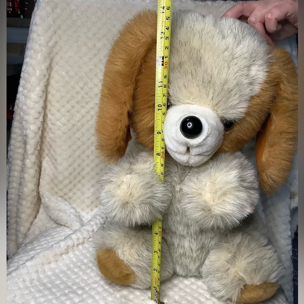 Vintage Unbranded Plush Sitting Puppy Dog Stuffed Animal Toy - Picture 14 of 14
